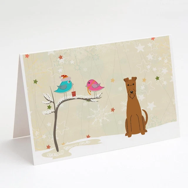 Presents Between Friends Irish Terrier Cards Envelopes Pack of 8 BB2534GCA7P-S