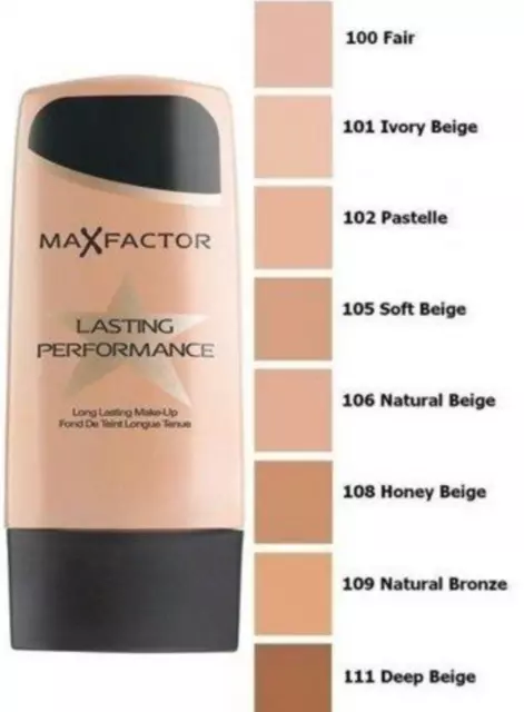 MAX FACTOR Lasting Performance Touch-Proof Liquid Foundation 35ml *ALL SHADES*