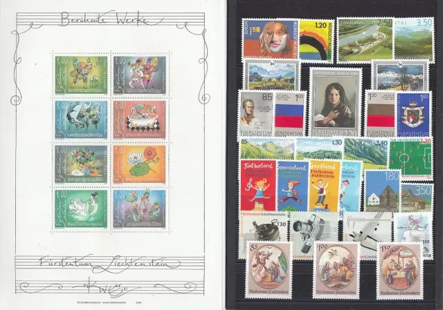 Liechtenstein Vintage 2006 Complete (MNH) Under Orig. Packaged post Price