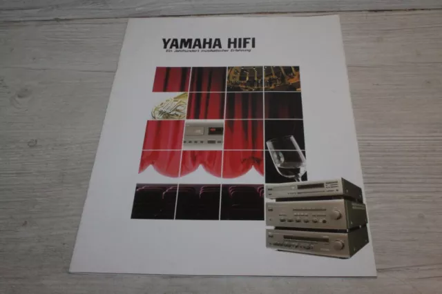 YAMAHA AUDIO KATALOG von 1998