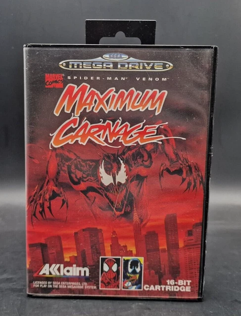 Spider-Man Venom Maximum Carnage - SEGA Megadrive Mega Drive - Sans Notice - PAL