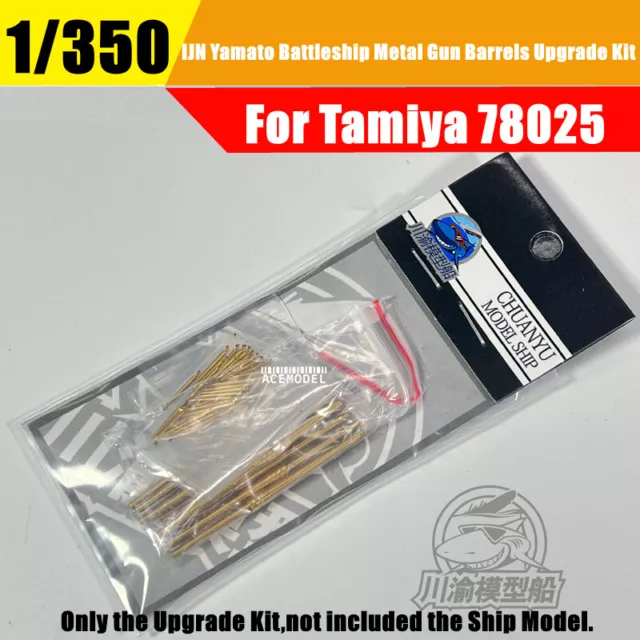 1/350 Janpanase YAMATO Battleship Metal Gun Barrel Upgrade Kit for Tamiya 78025