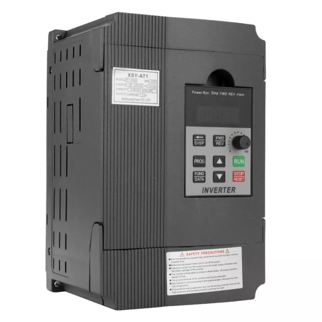 12A 220V Einphasig Input VFD Drehzahlregler Frequenzumrichter AT1-2200S 2.2KW