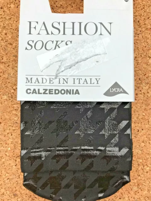 CALZEDONIA SPECIAL EDITION Black Fashion Tights S/M Bnwb Free Trasparenze  bianco £10.00 - PicClick UK