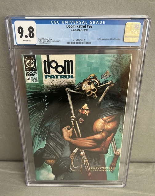 Doom Patrol #36 CGC 9.8 White Pages 1st Full Appearance of Flex Mentallo