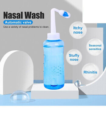 300 ml/500 ml limpiador nasal botella irrigador enjuague sinusal niño adulto