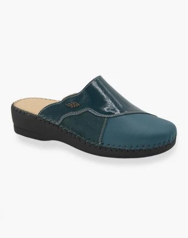 Ciabatta Donna con Strappi Stiledivita Art. 4854 Pelle e Camoscio Stampato Avorio • Alceste Shoes