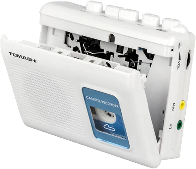 TOMASHI PORTABLE CASSETTE Player Tape Recorder Walkman with BuiltIn