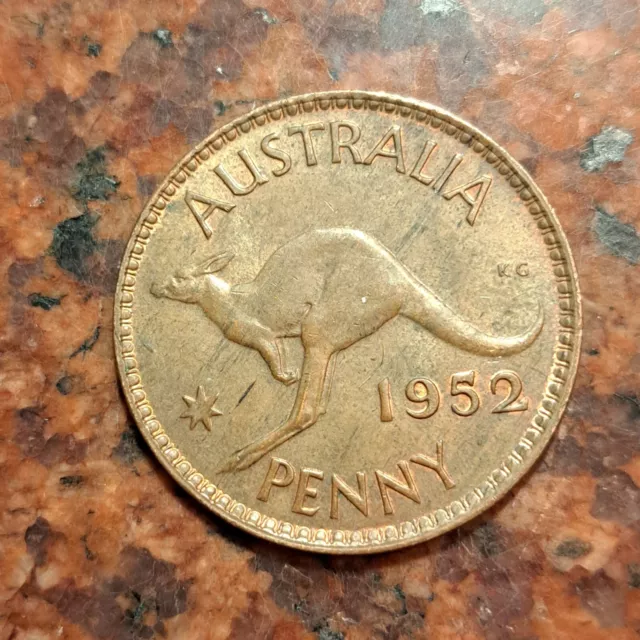 1952 Australia One Penny Coin - #B4060