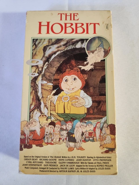 THE HOBBIT VHS 1977 Animated Movie Rankin Bass in Box £8.98 - PicClick UK