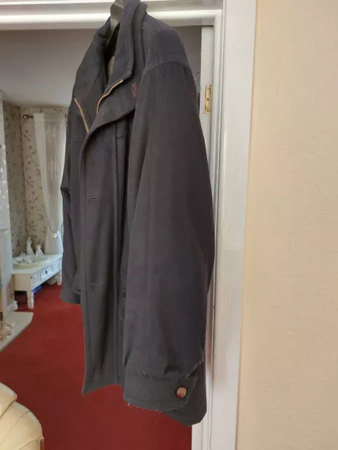 USED MENS XXL Jupiter wool coat 28 inch pit to pit L34 inch good