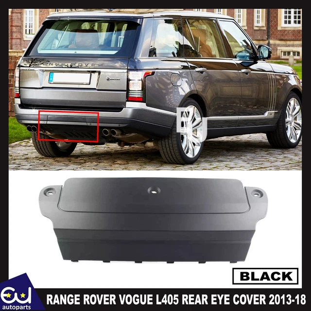 FOR RANGE ROVER Vogue L405 Rear Bumper Skid Plate Centre Tow Eye Cover ...
