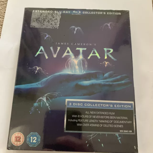 Avatar Blu-ray New Sealed 3 Disc Collectors Edition NEW Free Postage