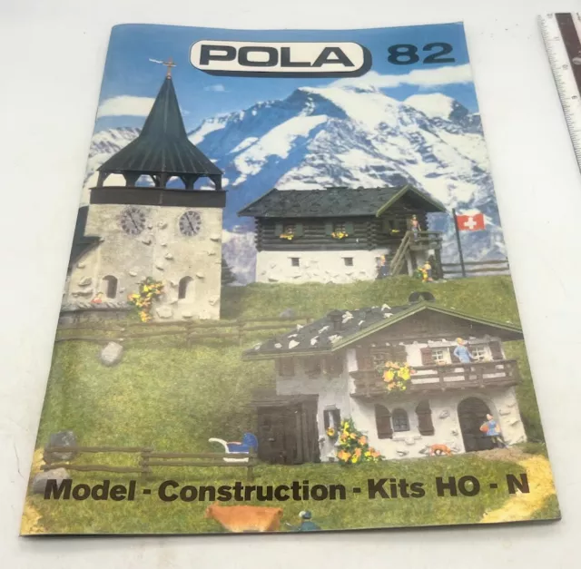 Vintage Pola Model Construction Kits Catalog HO-N 1982