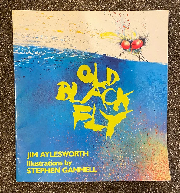 Old Black Fly - Teacher Oversized Big Book - Vintage 1992 - A-Z