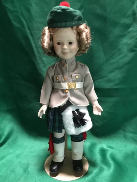 DANBURY MINT ~ Shirley Temple 14” ~ Wee Willie Winkie ~ Silver Screen Doll
