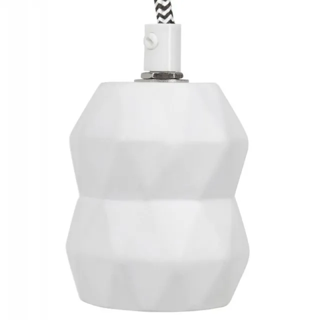 Paris Prix - Douille Pour Lampe Suspension "bilzen" 11cm Blanc