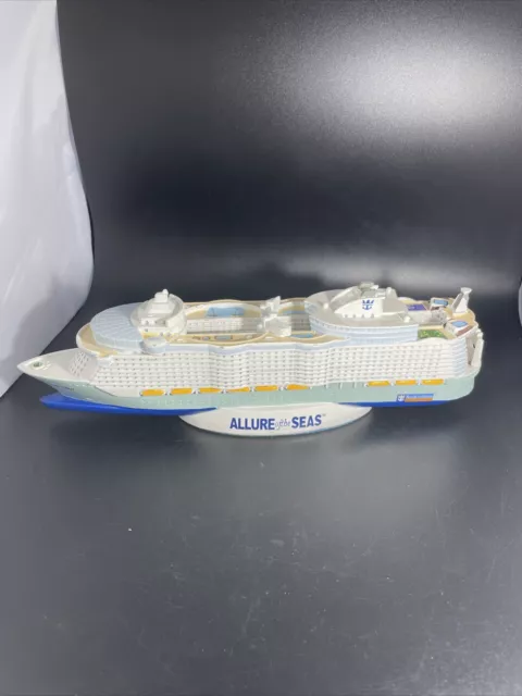 Vintage Allure Of The Seas, Royal Caribbean Int Cruise Line Ship Resin Souvenir