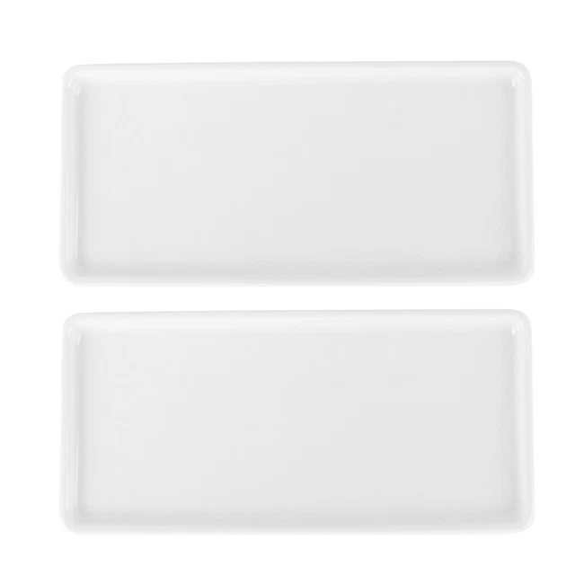 2 piezas bandeja de cerámica para almacenamiento de joyas estuche de viaje caja de toallas de mano