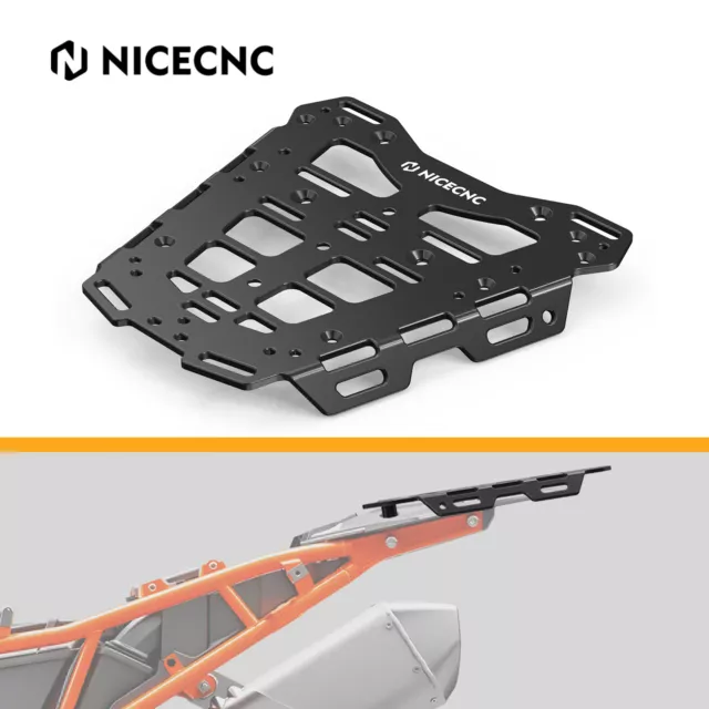 NICECNC Rear Luggage Bracket Carrier Plate Kit For KTM 790/890 Adventure 2020-24