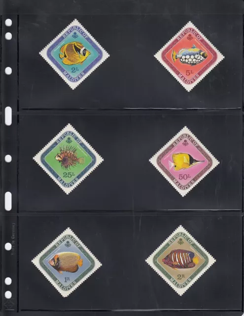 Stock Stamp Pages 3 Rows Pockets Pro Pack 25 Currency Sheet Lighthouse Vario 3S