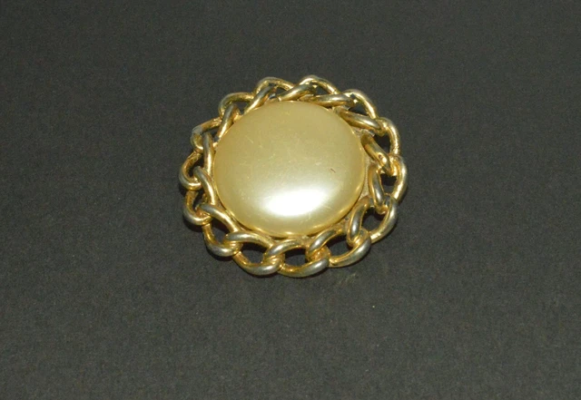 Pendentif/Broche Vintage ÉDOUARD RAMBAUD - Étoile Ajourée Dorée à Brillants - Superbe état