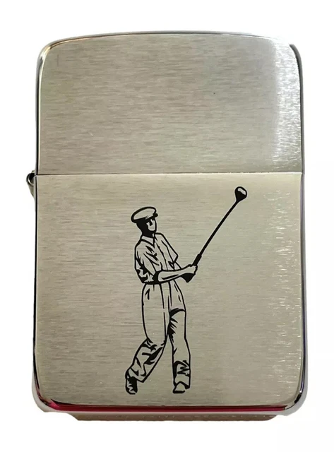 Genuine ZIPPO Golfer 1941 Vintage Look Lighter! Classic Design! New!