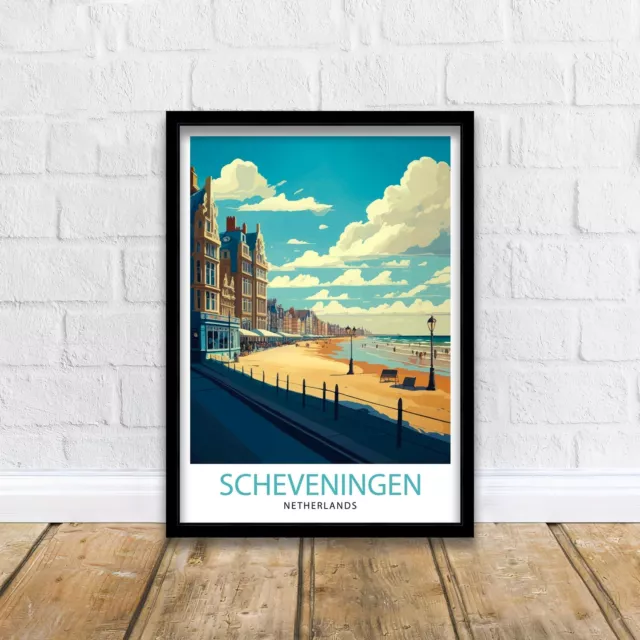 Scheveningen Netherlands Travel Print