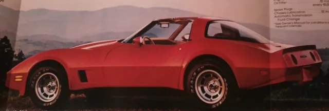 1981 CHEVROLET CORVETTE sales brochure