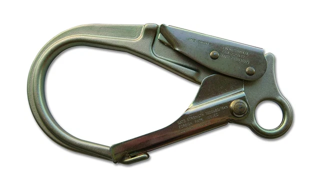Heavy-Duty Forged Steel Rebar Hook - Double Action, Self Locking, Zinc Plate Fin