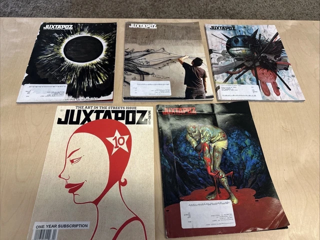 JUXTAPOZ ART & CULTURE Art Magazines Lot of 4 $65.00