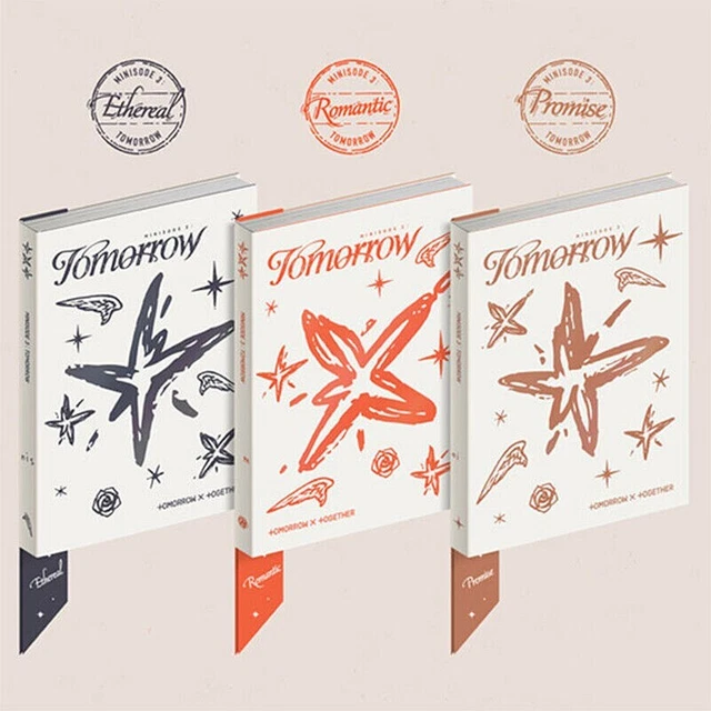 TXT [MINISODE 3 : TOMORROW] 6th Mini Album ROMANTIC CD+Book+Mark+2Card