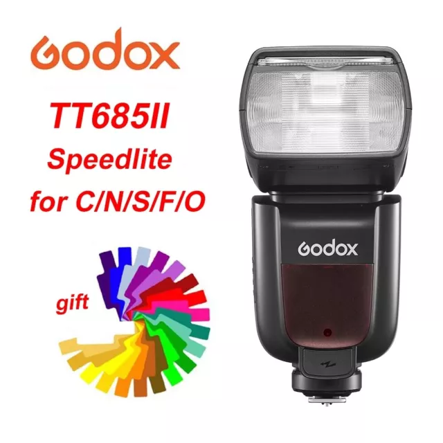 Godox TT685II C/N/S/F/O/P TT685 II Mark 2 TTL HSS Camera Flash Speedlite 2.4G