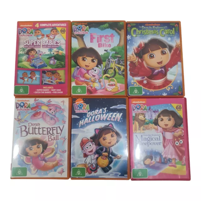 Nickelodeon Dora The Explorer Dvd Movie Lot 6 X Dvds In Great Condition R4