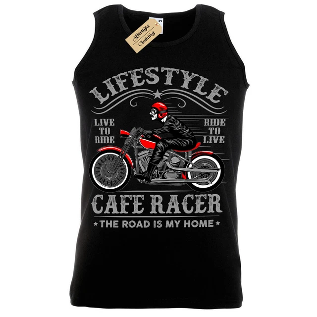 Gilet moto lifestyle biker cafe racer da uomo