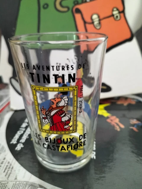 Grand Verre Tintin 1994 - Les Bijoux De La Castafiore (Amora)