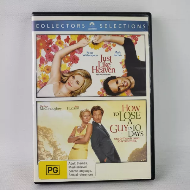 Just Like Heaven / How To Lose A Guy In 10 Days - DVD - Region 4 !!