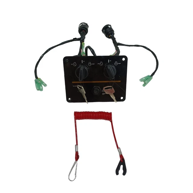 YAMAHA OUTBOARD ENGINE throttle control box ignition switch assembly