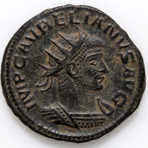 Roman coin billon-Aurelian Antoninan-circa 270-275 A.D-RESTITVT ORBIS