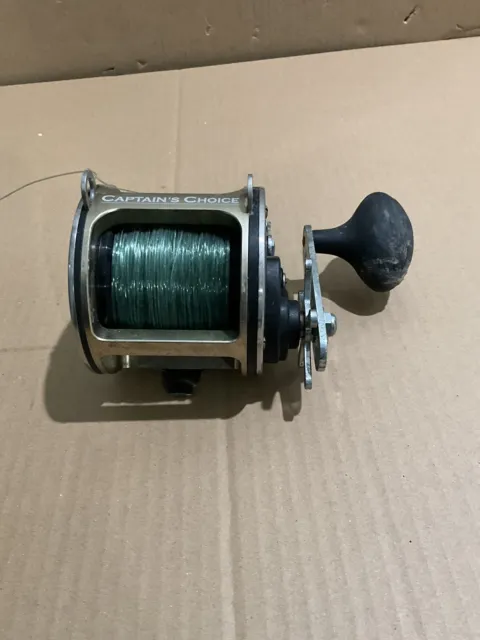 USED VINTAGE CAPTAINS Choice Offshore Angler Fishing Reel $13.50 - PicClick