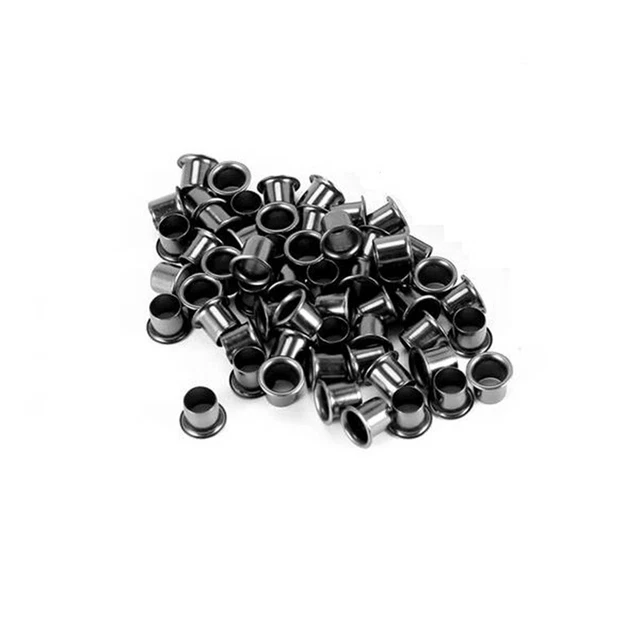 50 Pezzi Occhielli per Guaina Kydex DIY 6 Mm Rivetto Parti di Utensili C5A3