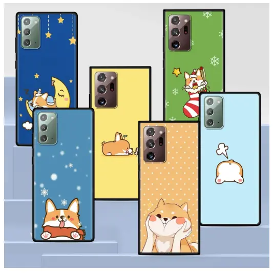Cute Corgi Pet Dog Chien Cover Case For Samsung Galaxy S23 S22 S21 Series A Note