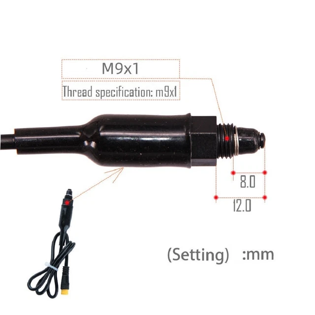 Levier De Frein Hydraulique Pour Vélo Électrique – Compatible Moteur Bafang, Huile Minérale – Connecteur 3 Broches Étanche – Alliage Aluminium, Noir Ou Rouge