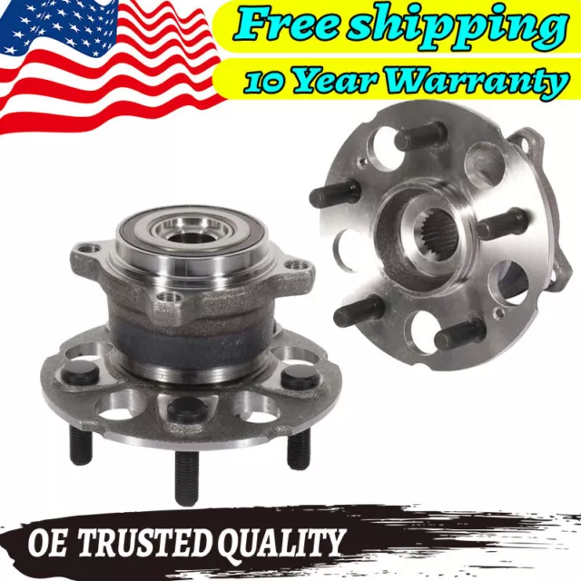 2X Rear Wheel Hub And Bearings for 2013-2015 Acura RDX 2012-2016 Honda CR-V AWD