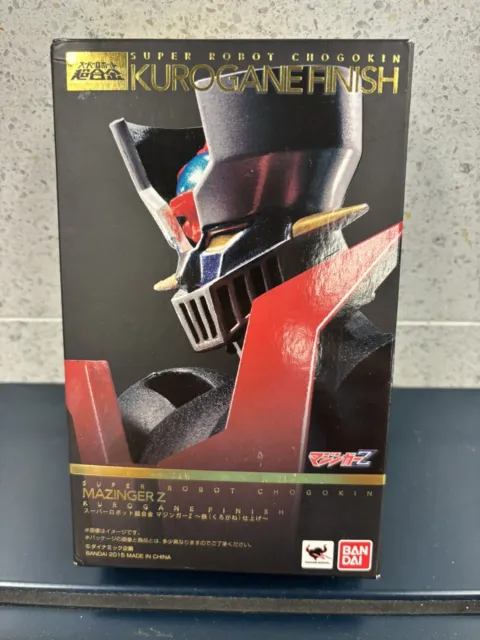 Super Robot Chogokin Mazinger Z Kurogane Finish Bandai Action Figure Used