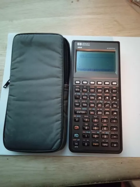 Hewlett Packard HP 48S Graphing Calculator With Case Tested No Manual
