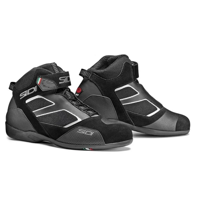 Sidi Meta Short Touring Motorcycle Boots Summer Paddock Sports Shoes Black Grey