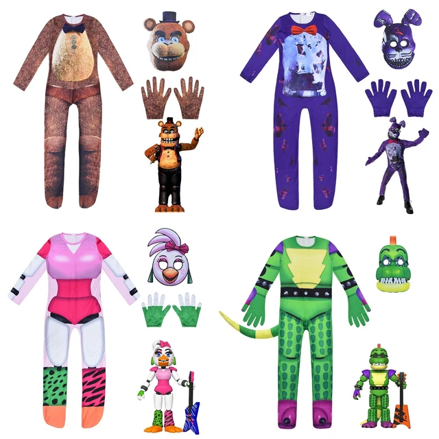 FIVE NIGHTS AT Freddy FNAF Costume Halloween Party Kids Fancy Cosplay ...