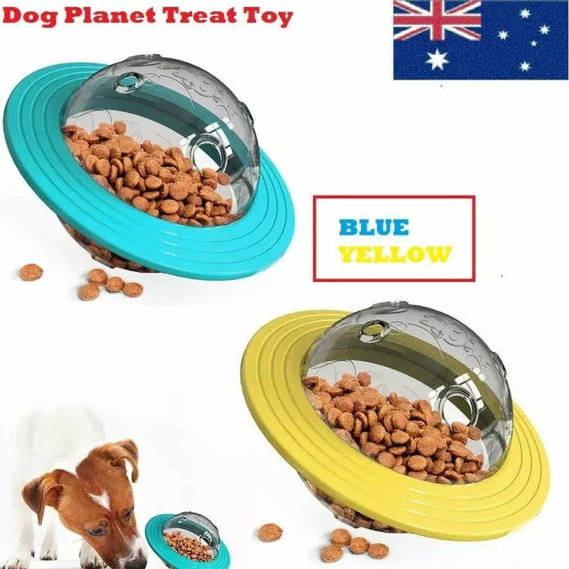 Dog Planet Treat Toy Tumbler Puzzle Interactive Leak Pet Slow Feeder Food Toy