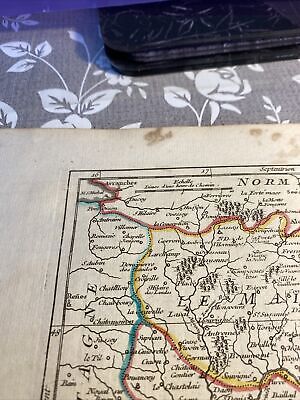 Antique Map Du Maine Er Perche D'anhou Du Saumurois Et Touraine1766 De Vaugandy 2